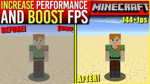 minecraft guide how to boost fps and