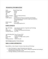 Electrical Engineer Resume samples   VisualCV resume samples database Examples Engineering Resumes Test Engineer Resume Sample Testing