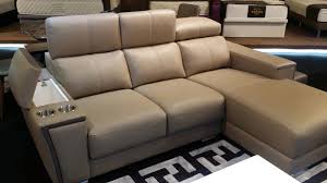 tiffab half leather slider sofa with