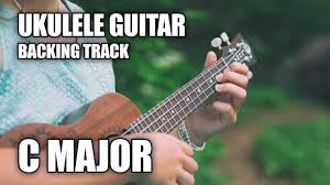 ukulele guitar backing track in c major