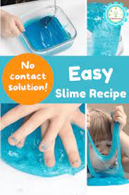 easy slime recipe without contact