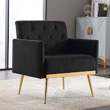 Velvet Leisure Single Sofa Modern