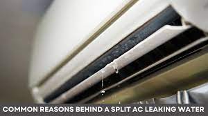 split ac leaking water