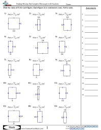 The measure of central ∠abc is. Area Perimeter Worksheets Finding Missing Side Length Of Rectangle With Fractions Workshee Area And Perimeter Worksheets Area And Perimeter Area Worksheets
