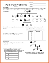 Pedigree Charts Worksheet Worksheet Fun And Printable