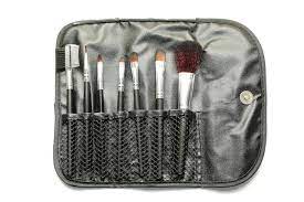 set of brushes for makeup cosmetics