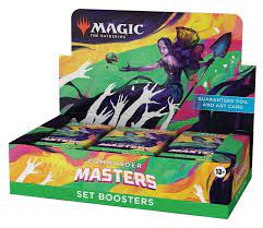 set booster box commander masters cmm