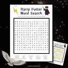 harry potter word search free
