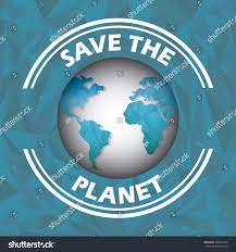 Save Planet Design Vector Illustration Eps10 Stock Vector