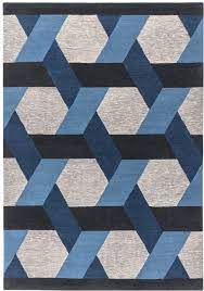 camden rug by asiatic carpets in blue