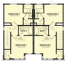 Modern Duplex House Plan With 950