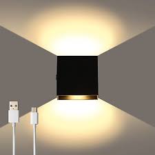 Led Wall Sconce Battery Powered Touch