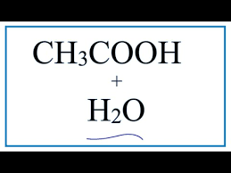 Ch3cooh H2o Ethanoic Acid Plus Water