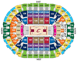 2012 13 Seating Chart The Official Site Of The Cleveland