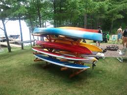 8 place kayak rack double sided kayak