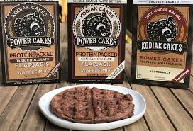 healthy waffles made with kodiak cakes