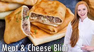 easy meat cheese stuffed blini recipe