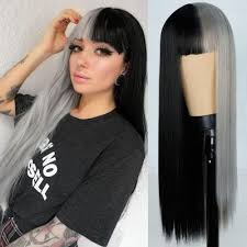 All you need is your hair colors (s), bleach (if your hair is brown or black), a comb, clips, shampoo, and conditioner. Buy Two Tone Wig At Affordable Price From 2 Usd Best Prices Fast And Free Shipping Joom