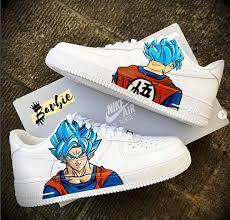 In japan, a multitude of items, from action figures, to snacks, soundtracks, stationery, desks, and even children's eyedrops, have been sold as dragon ball products or endorsed by characters from the series. Af1 Nike Dragon Ball Goku The Custom Movement