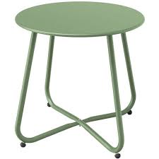 Grand Patio Side Table Round Metal End