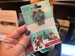 festive holiday disney gift cards and