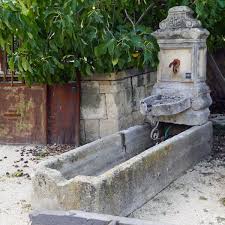 Small Garden Wall Fountain With An Old