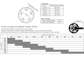 Chainring Bcd Size Chart 2019