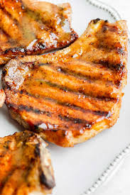 grilled pork chops with honey mustard