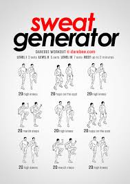 sweat generator workout