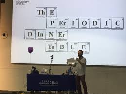 Balloon card hat present cake with a candle. Lyubov Kostova On Twitter Happy Birthday 150periodictable With An Elements Bingo A Cake And A Bang It Must Be The Uniofhull Periodic Table Dinner At Sofiascifest With Philby91 And Mark Lorch Studyukbritish