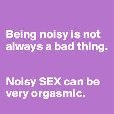 Image result for noisy sex