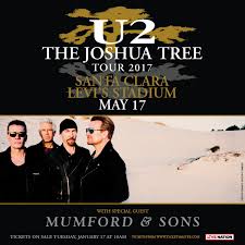u2 the joshua tree tour 2017 set for