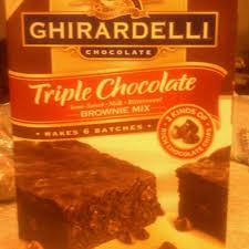 ghirardelli triple chocolate brownies