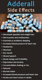 adderall side effects addiction and