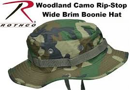 Tri Color Desert Camouflage Rip Stop Military Camping Boonie