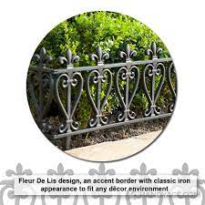 Black Decorative Plastic Fencing Handy