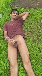 Indian guy stripped naked in open field - ThisVid.com