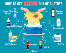 how to get blood out of clothes