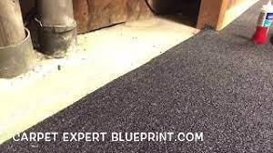 how to transition carpet to concrete