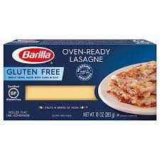 gluten free oven ready lasagne pasta