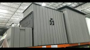 Backyard storage sheds garden storage shed storage shed plans shed foundation ideas tough shed concrete sheds rubbermaid shed farm shed shed construction. Costco Lifetime Resin Utility Shed 399 Studio Shed 849 Youtube