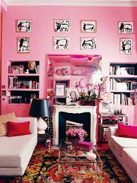 pink and red interiors that are