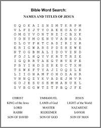 Benefits of using a books of the bible list printable. Printable Bible Word Search Puzzles Free
