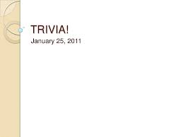There is a fun quiz about virtually every topic imaginable: 1 25 Trivia Random