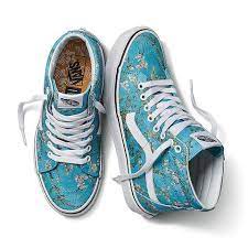 The collection is available worldwide from 3 august 2018. Vans Zapatillas Vans X Van Gogh Museum Sk8 Hi Vincent Van Gogh Almond Blossom True White Hombre Azul From Vans On 21 Buttons