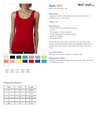 Next Level 3533 The Ladies Blended Jersey Tank