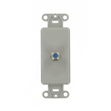 Leviton Gray 1 Gang Data Jack Wall