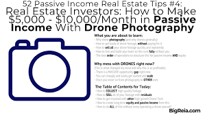 real estate drone photography business