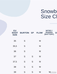 snowboard glove size chart pdf