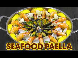 super yummy seafood paella you
